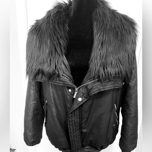 Michael Kors Faux Bomber Coat